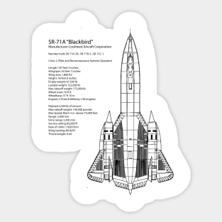 SR71 Blackbird Sticker